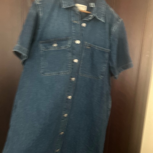 Universal Thread Blue Denim Dress - Picture 2 of 5
